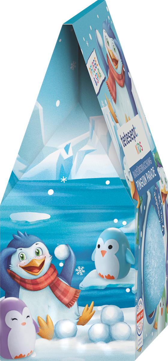 tetesept: KIDS Kinder Badezusatz Badeüberraschung Pinguin Parade, 1 St