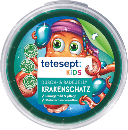 Kinderbadtoevoeging Douche &amp; Badgelei Krakenschatz, 100 g