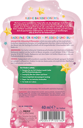 Bubbelbad Elfenmagie, 40 ml