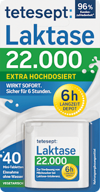 Lactase 22000 Mini Tabletten 40 stuks, 13,6 g