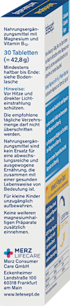 Magnesium 500 + B12 Depot Tabletten 30 stuks, 42,8 g