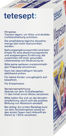 Magnesium Nacht plus Melatonin Direkt Sticks 20 St, 36 g
