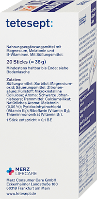 Magnesium Nacht plus Melatonin Direkt Sticks 20 St, 36 g