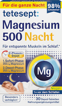 Magnesium Nachttabletten 30 stuks, 42,6 g