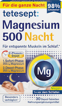 Magnesium Nachttabletten 30 stuks, 42,6 g