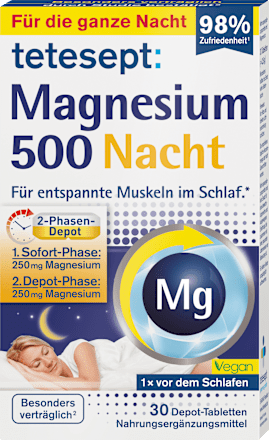 Magnesium Tabletten Nacht 30 St, 42,6 g