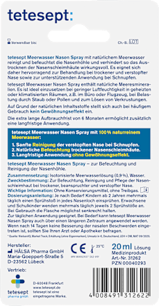 Meerwasser Nasenspray, 20 ml