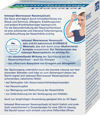 Neusspoelzout met zeewater, 40 stuks