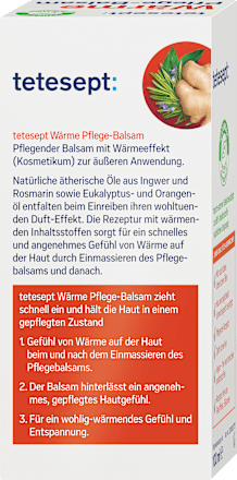 Muskel Wärme Pflegebalsam, 100 ml