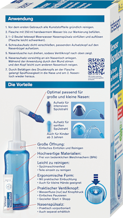 Neusdouche zeewater, 1 st.