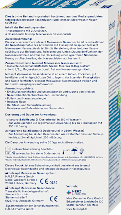 Neusdouche zeewater, 1 st.