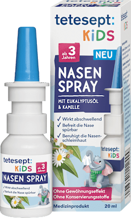 Neusspray voor kinderen met eucalyptusolie en kamille, 20 ml