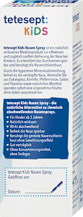 Nasenspray Kids mit Eukalyptusöl & Kamille, 20 ml