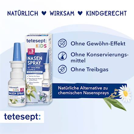 Nasenspray Kids mit Eukalyptusöl & Kamille, 20 ml