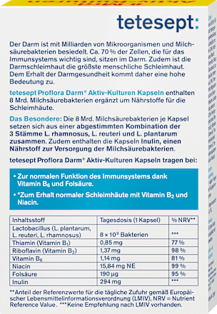 Proflora Darm Aktiv-Kulturen Kapseln 24 St, 12,8 g