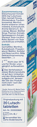 Reizhusten & Hals Lutschtabletten, 20 St