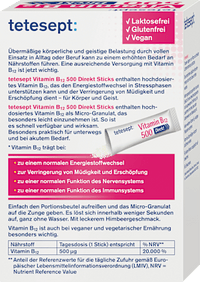 Vitamin B12 500µg Sticks 20 St, 36 g