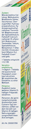 Vitamine K2 + D3 3000 minitabletten 30 stuks, 9,2 g