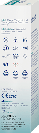 Wrattenvriezer, 15 ml