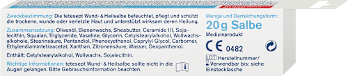 Wund & Heilsalbe, 20 g tetesept