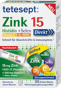 Zink 15µg Sticks 20 St, 40 g