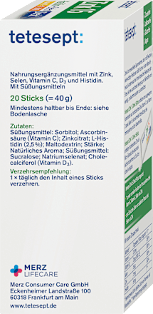 Zink 15µg sticks, 20 stuks