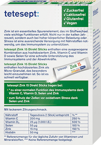 Zink 15µg sticks, 20 stuks