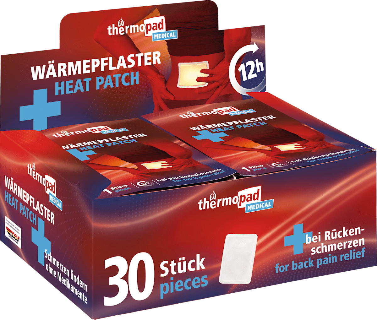 Thermopad Wärmepflaster Rücken, 30 St