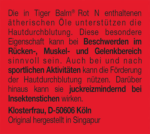 Original Tiger Balm rot N, 19,4 g
