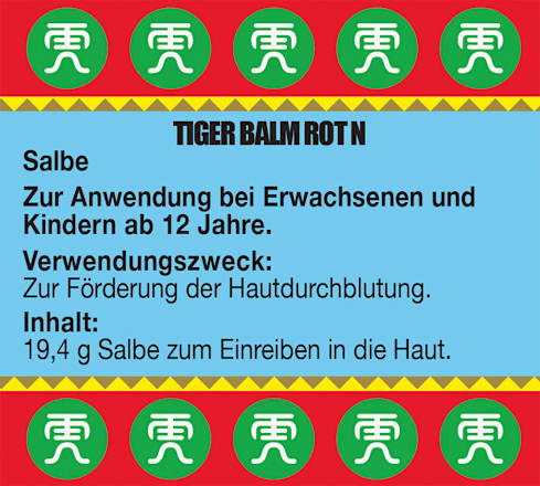 Original Tiger Balm rot N, 19,4 g
