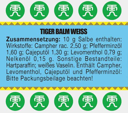 Originele Tijgerbalsem wit, 19,4 g
