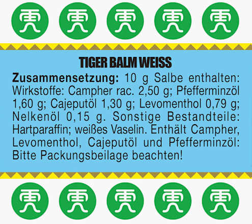 Originele Tijgerbalsem wit, 19,4 g