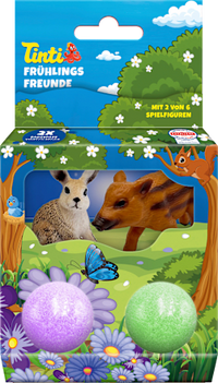 Geschenkset Kinder Badezusätze Ostern Frühlings Freunde 4tlg