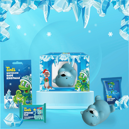 Geschenkset Kinder Badezusatz Bade Iglu Otter 4tlg, 1 St Tinti