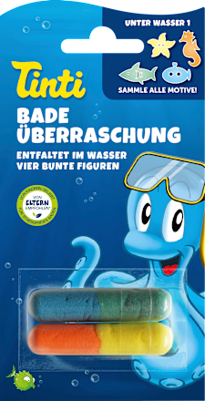 Kinder Badezusatz Badeüberraschung, 2 St Tinti