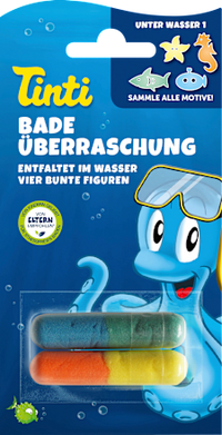 Kinder Badezusatz Badeüberraschung, 2 St Tinti