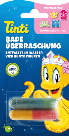 Kinder Badezusatz Badeüberraschung, 2 St Tinti