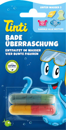 Kinder Badezusatz Badeüberraschung, 2 St Tinti