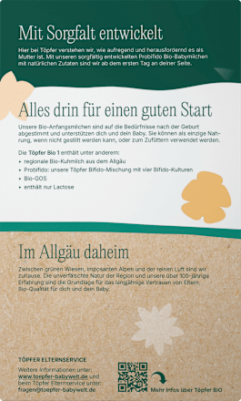 Anfangsmilch 1 von Geburt an, 600 g