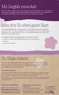 Anfangsmilch Pre aus Ziegenmilch von Geburt an, 400 g