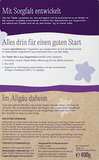Folgemilch 2 aus Ziegenmilch nach dem 6. Monat, 400 g