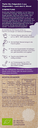 Folgemilch 2 aus Ziegenmilch nach dem 6. Monat, 400 g