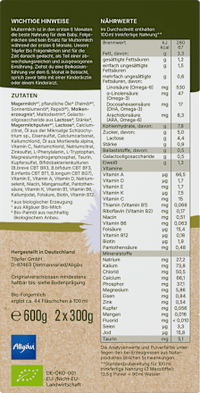 Folgemilch 2 nach dem 6. Monat, 600 g