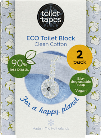 Toiletblok Toiletblok Clean Cotton, 2 stuks