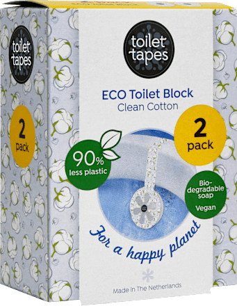 Toiletblok Toiletblok Clean Cotton, 2 stuks