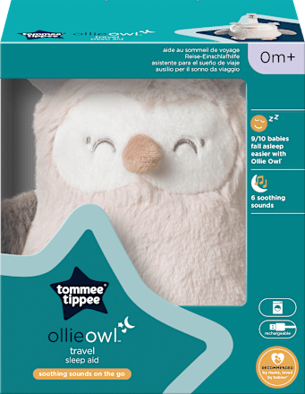 Oplaadbare slaaphulp voor onderweg, Ollie de Uil, 1 stuk