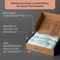 Tommee Tippee Nachfüllfolien Twist & Click für Windeleimer, 6 St