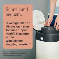 Nachfüllkassetten für Windeleimer Twist & Click und Sangenic Tec, 6 St