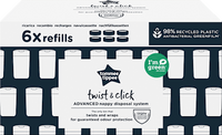 Nachfüllkassetten für Windeleimer Twist & Click und Sangenic Tec, 6 St