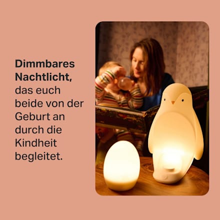 Nachtlampje pinguïn, draagbaar, 2-in-1, 1 stuk